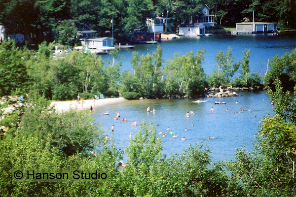 Sunapee, NH - Lake Sunapee Beach - Summer